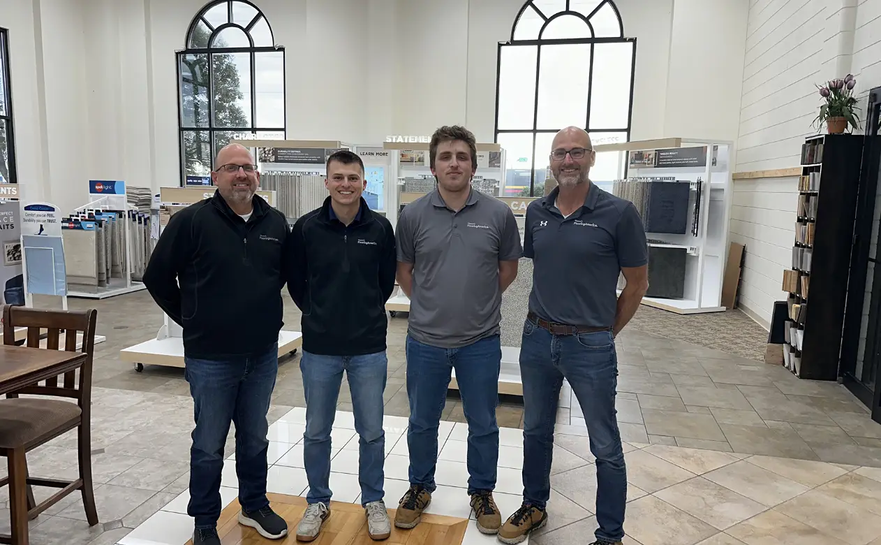 Weaver's Flooring America Owner and his son's