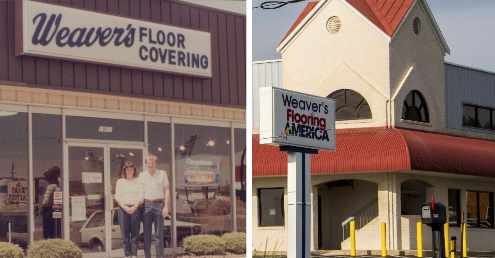 Storefront before and after