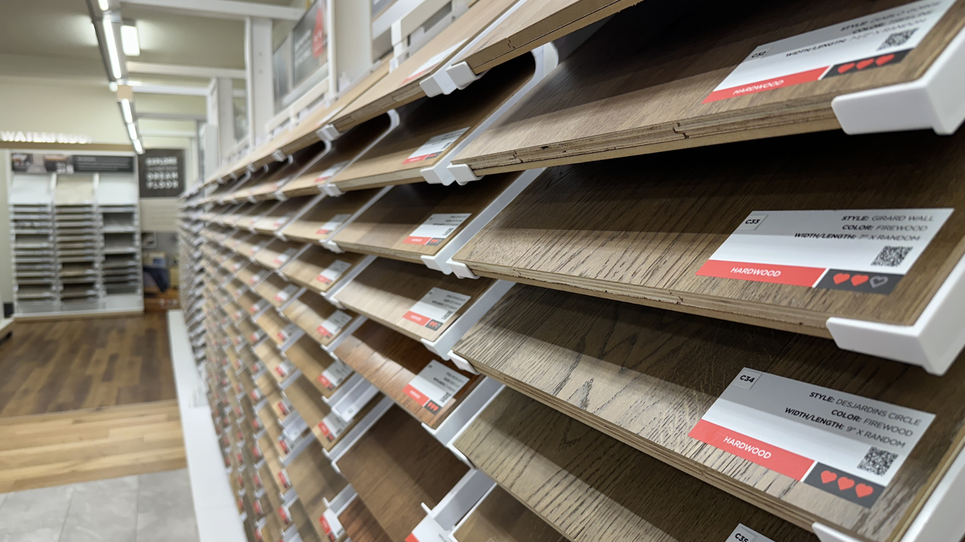 Hardwood flooring selection