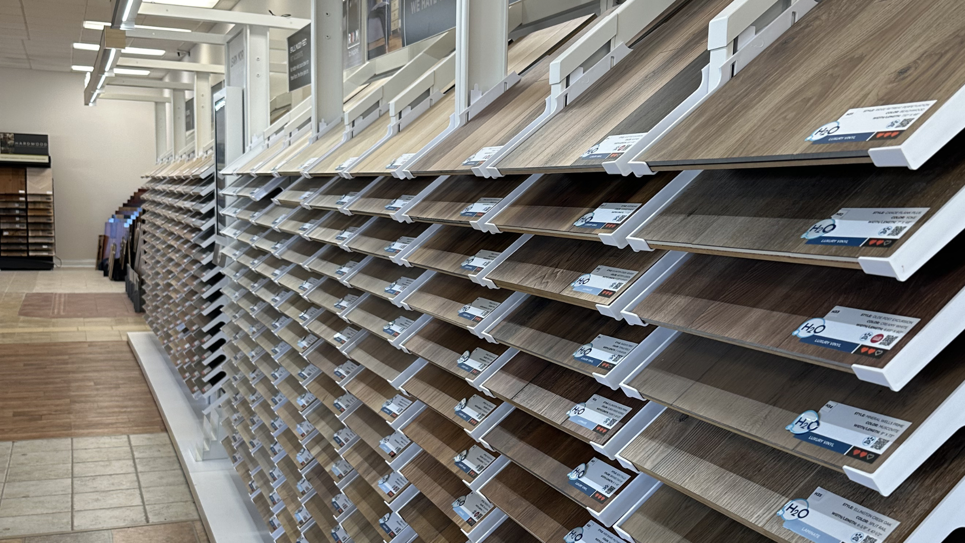 Laminate flooring selection