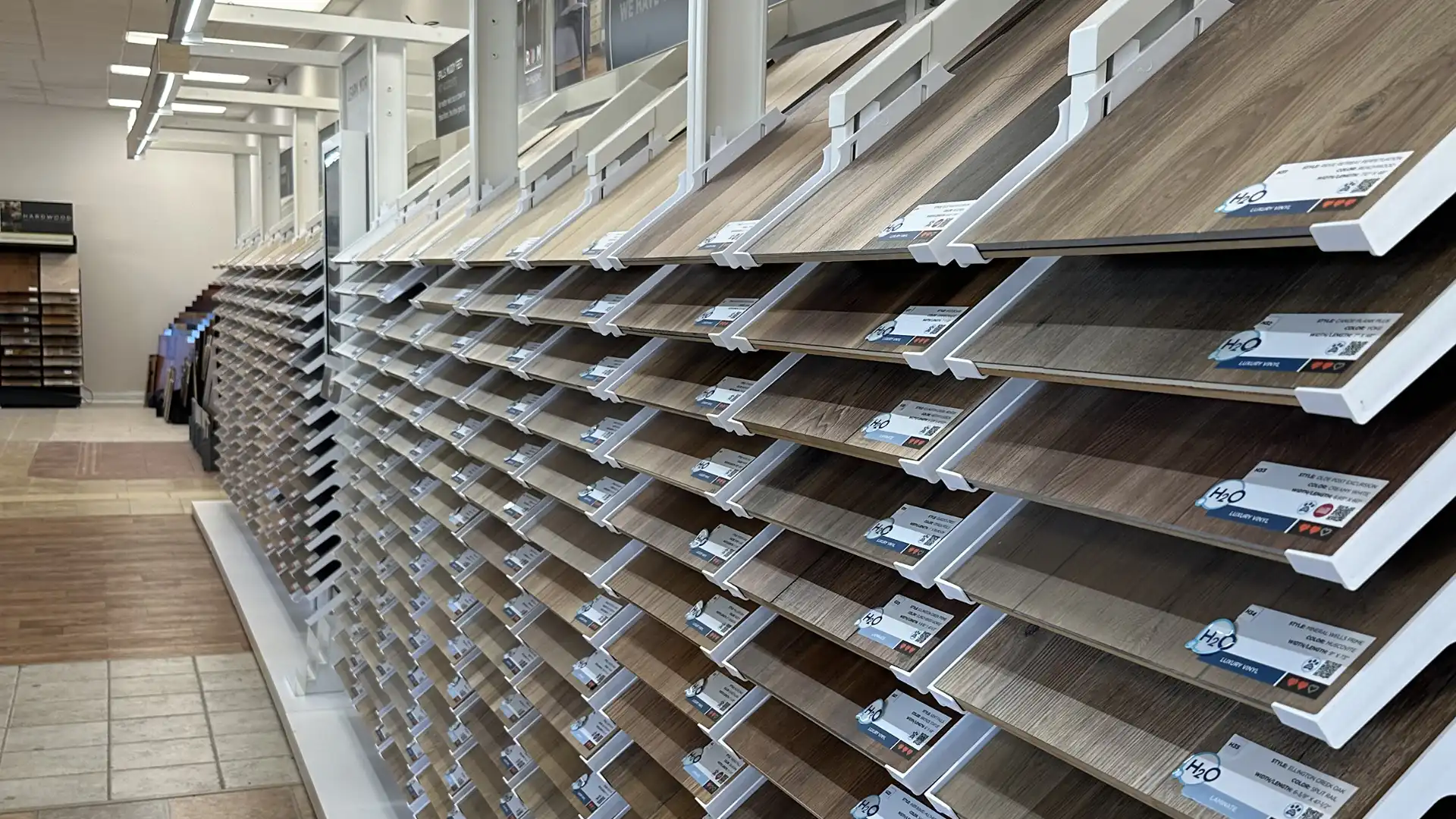 Laminate flooring selection