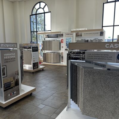 Weaver's Flooring America carpet showroom selection