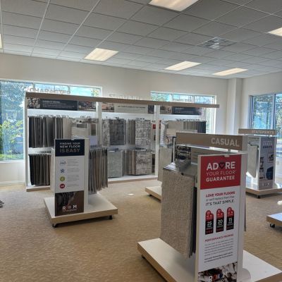 Weaver's Flooring America carpet store interior